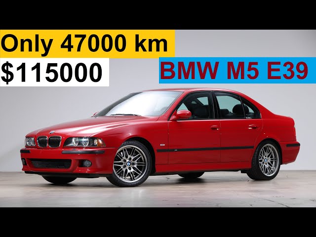 Excellent BMW M5 E39 2003 with S62B50 V8 400 Hp 47000 km 105000 USD