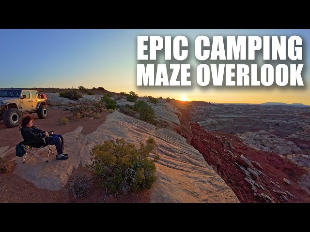 Mind Blowing Campsite - Maze Overlook - Canyonlands