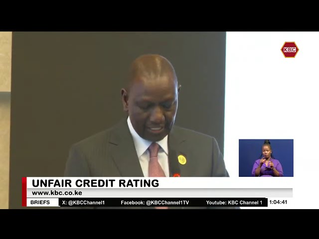 President Ruto takes issue with global rating,Hails establishment of African Credit Rating agency