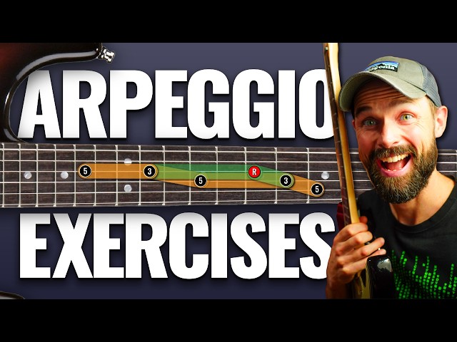 3 Exercises to MASTER guitar ARPEGGIOS