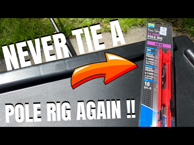 Preston Des Shipp Edge Pole Fishing Rig Review (NEVER Tie A Rig AGAIN ??)