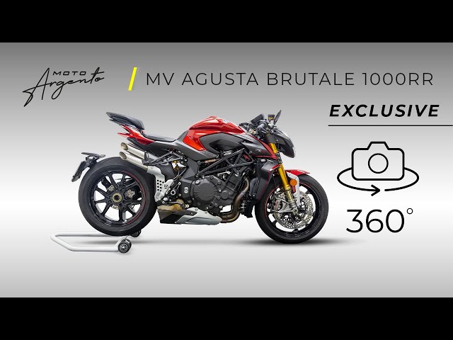 Mv Agusta Brutale 1000rr - Vista a 360 gradi - Moto Exclusive - Moto Argento.