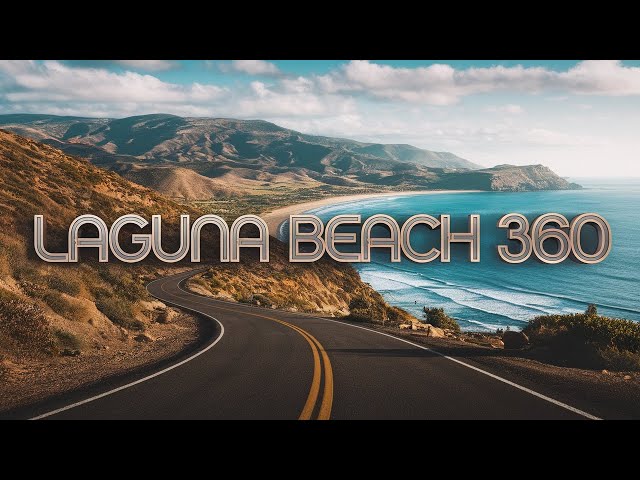 The Most Beautiful Drive in America. Newport to Laguna Beach 8k 360 Degree Video