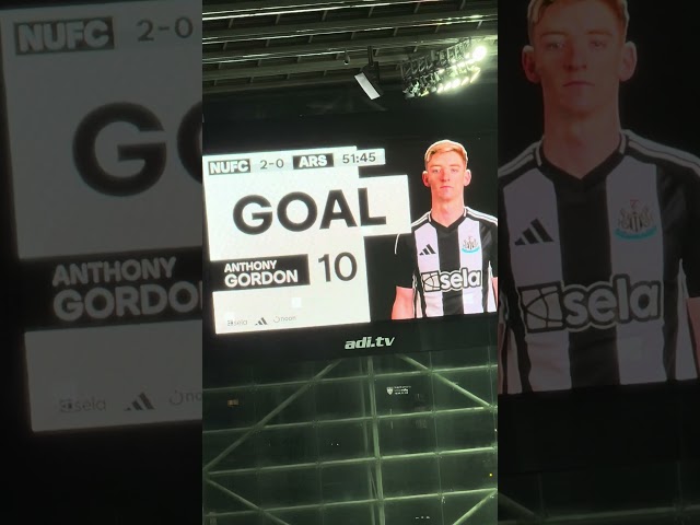 Anthony Gordon GOAL v Arsenal #football #tiktok #fyp #shorts #cup #newcastle #united #arsenal