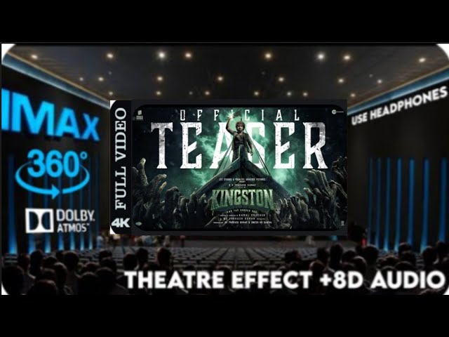 #kingston - Official Teaser ( HINDI ) | #gvprakashkumar  Theatre Experience Dolby Surround sound