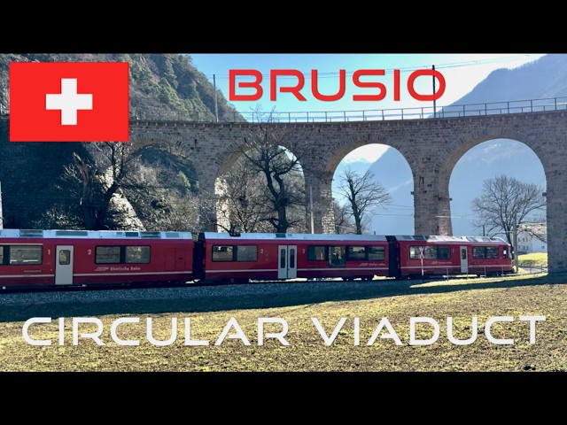 A Visit to the Viadotto Elicoidale di Brusio / Brusio Circular Viaduct, Switzerland