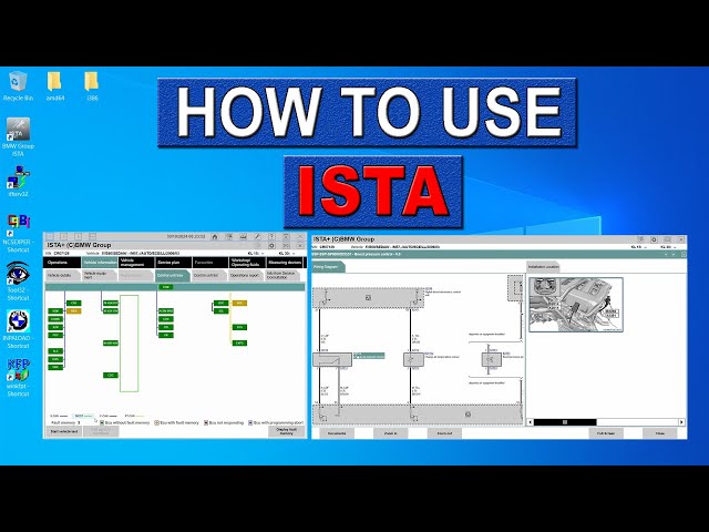 How to use ISTA D+ Read Fault Codes Troubleshoot Diagnostics Manuals #ISTA #bmw #diagnostics