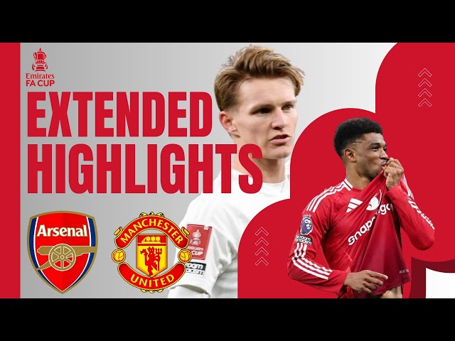 Arsenal DUMPED out of the FA Cup |Arsenal 1 (4) - 1 (5) Manchester United| Match Highlights