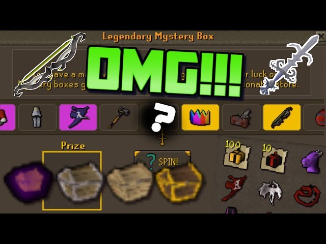 *MY LUCK IS UNREAL* : Opening 100 LEGENDARY Mystery Boxes + HUGE GIVEAWAY!! - GillScape (RSPS)