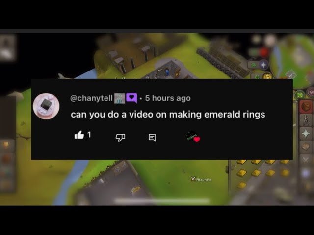 OSRS money Making Emerald Rings