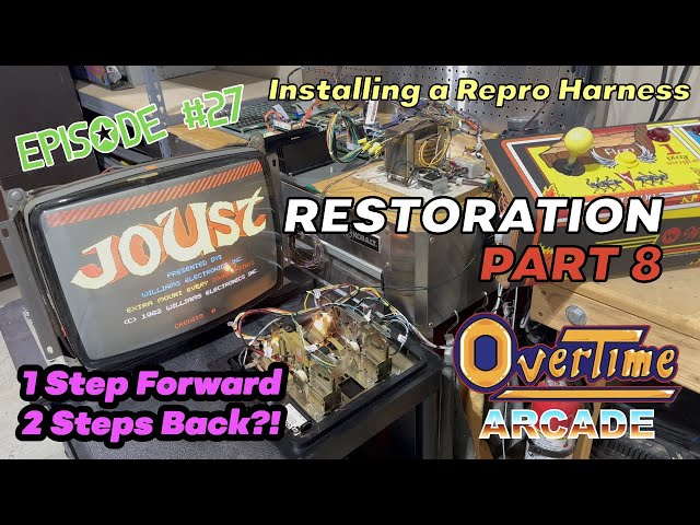 How to Wire Up a Control Panel, Coin Door, Service Switches, & Speaker: Joust Restoration part 8