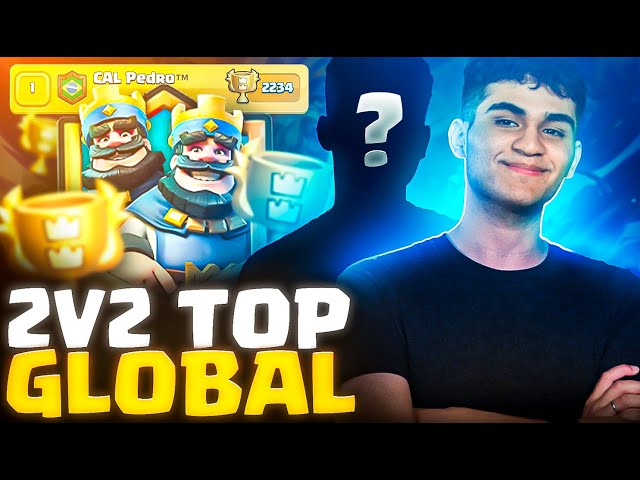 PUSH NO 2v2 TOP GLOBAL COM  @BielvinisCR + TALVEZ LADDER   - CLASH ROYALE AO VIVO