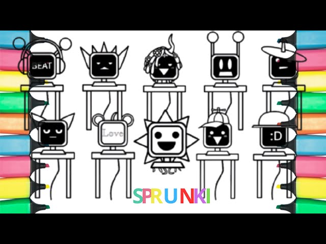 Sprunki New Coloring Pages : How To Color Sprunki Mr Fun Computers #sprunki #mrfuncomputer #newcolor