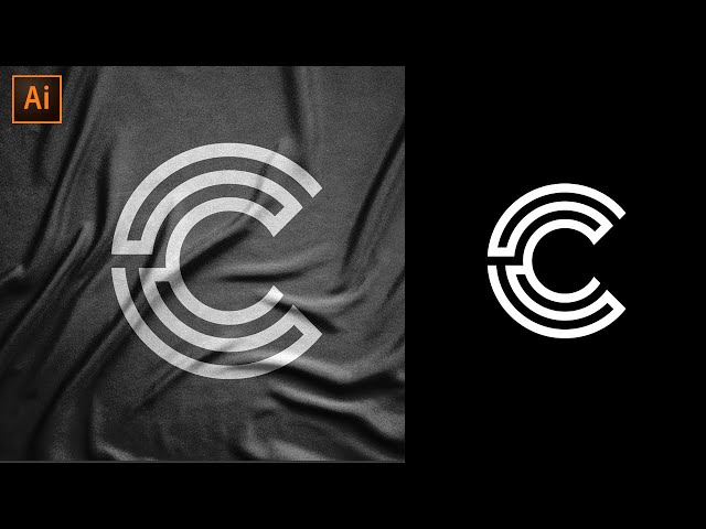 Logo Tutorial: How To Create A "C" Logo Design -  Adobe Illustrator