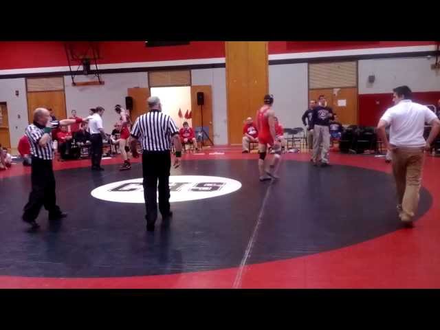 Clearfield Duals Ethan Laird General McLane - Conor Meyers West Branch 011813 L9-5