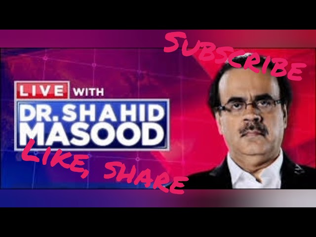 Why Doctor Shahid Masood