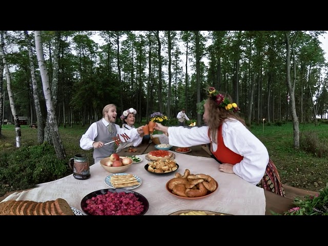 360 Midsummer celebration in Latvia