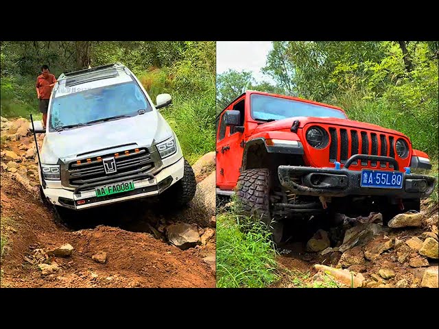 GWM Tank 500 3.0l V6 vs Jeep Wrangler Rubicon: Chinese Cars vs American Cars | Epic Showdown