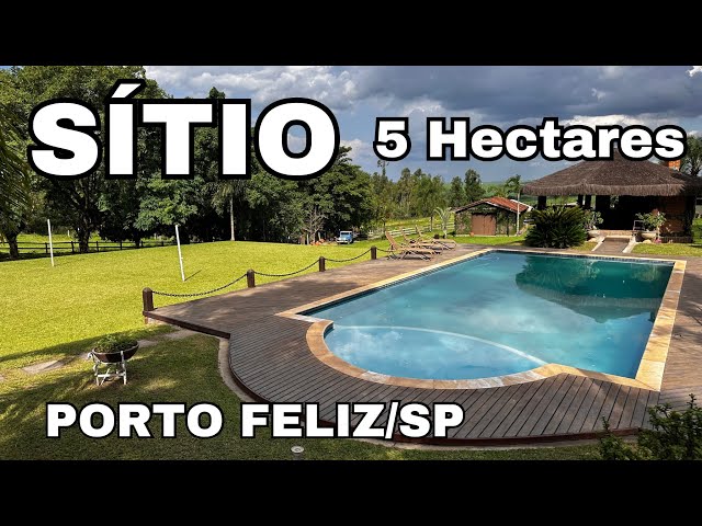 SÍTIO 5 Hectares, RICO em ÁGUA, ÚNICO e EXCLUSIVO - PORTO FELIZ/SP