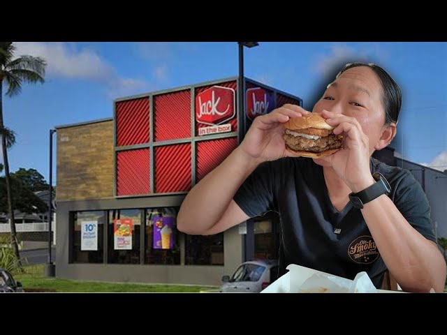 Trying Jack In The Box's Double Loco Moco Smashed Jack Burger