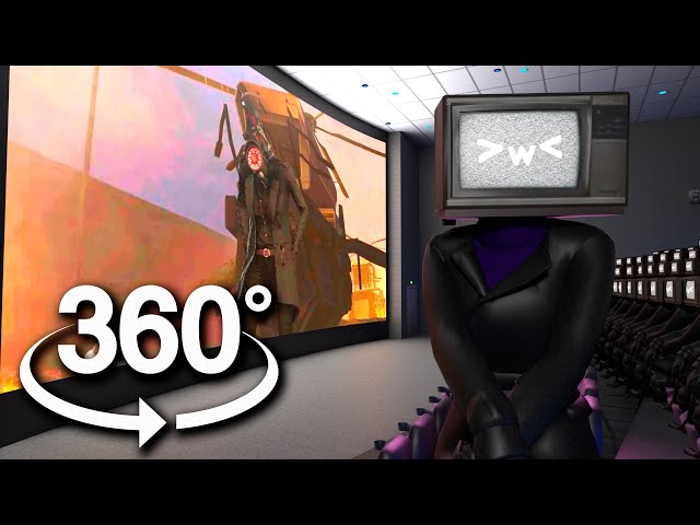 1 TV Man and 1000 TV Women | Skibidi Toilet 360° Video