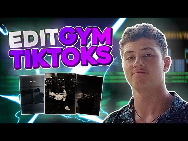 How To Edit These Gym TikToks in Premiere Pro!