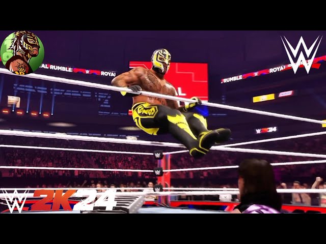 WWE FULL MATCH Rey Mysterio vs Dominic Mysterio WWE2K24 Championship