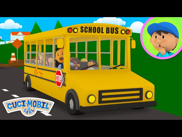 Bis Sekolah Sully | Cuci Mobil Carl | Kartun Untuk Anak-Anak