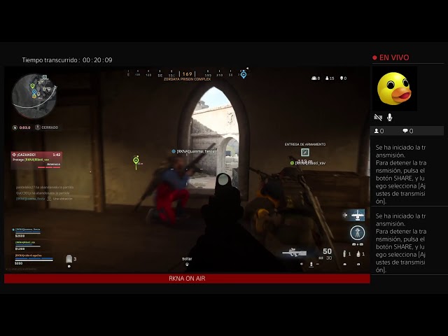 Transmisión de PS4 en directo de nido-d-aguilas  CLAN RKNA