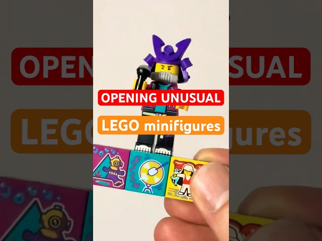 Opening UNUSUAL Lego Collectible Minifigures (CMF)