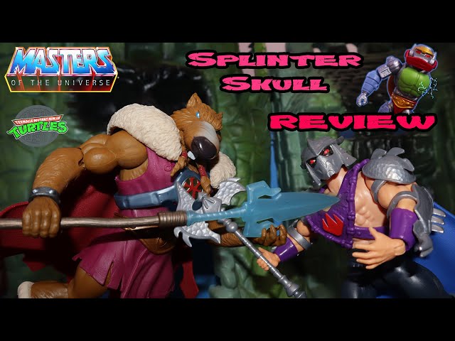 Turtles Of Grayskull Splinter-Skull REVIEW! Metal-Boto 3/4 Complete | MOTU Origins