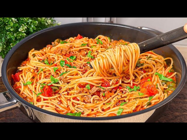 ❗️I learned this old spaghetti recipe from a French chef! Incredibly delicious!