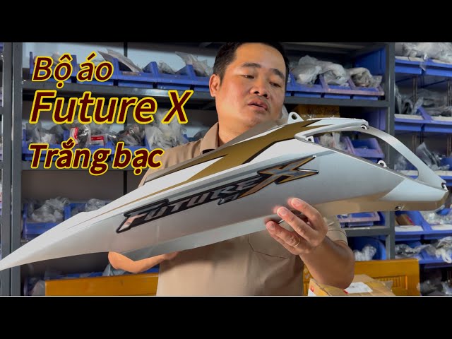 Bộ áo future x FI trắng bạc