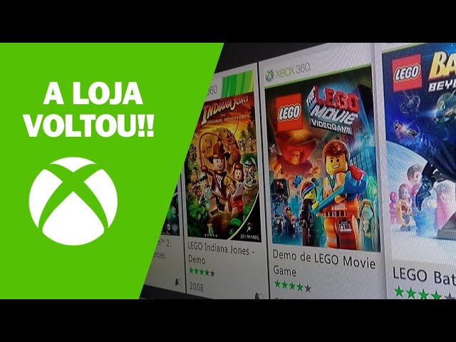 A LOJA DO XBOX 360 VOLTOU!!! ENTRANDO NA LOJA EM 2025!!!! XBOX 360 RGH NA LIVE.