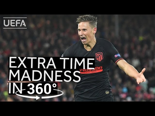 Relive ATLÉTICO extra time COMEBACK at ANFIELD in 360°!!