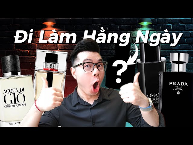 10 Chai Nước Hoa ĐI LÀM HẰNG NGÀY Cho Nam Giới | Ryan Perfume