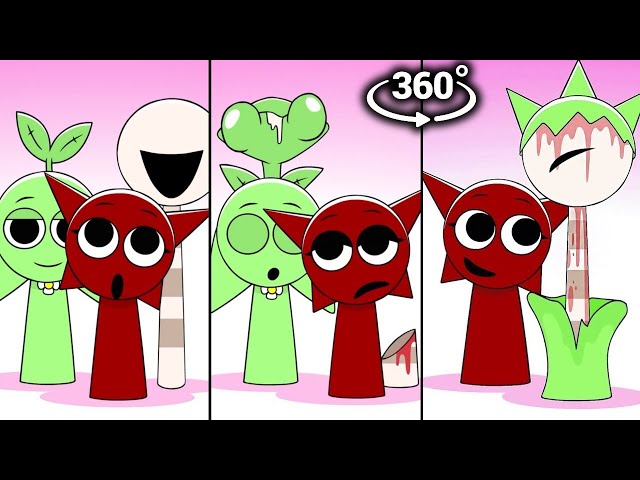 360° Sprunki OC ALL Phases | Incredibox Compilation COMPLETE #sprunki #incredibox