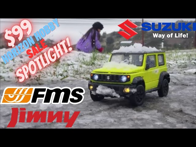 $99 Horizon Hobby SALE SPOTLIGHT | FMS 1/12 Suzuki Jimny RC Trail Car Slushy SNOW Run