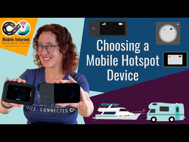 How to Choose a Mobile Hotspot Device for RV Mobile Internet (Jetpack/MiFi)