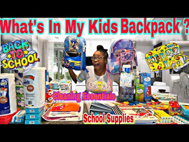 WHAT'S IN MY KIDS BACKPACK 2023 | KINDERGARTEN & 1ST GRADE EDITION |PACK WITH ME 🎒