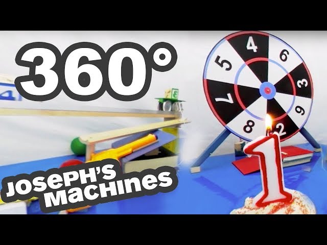 FIRST EVER 360° Rube Goldberg Machine | Joseph's Machines