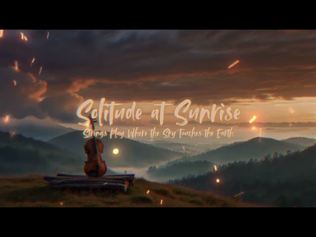 Solitude at Sunrise: Emotional Piano & Strings for Quiet Mornings 🌅🎻