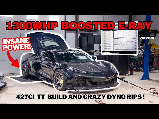 1300HP Twin Turbo C8 E-RAY 427ci Corvette Build! Built engine is finally in: World's First!