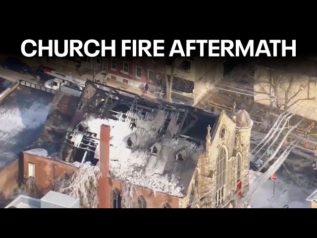 Philadelphia church fire aftermath