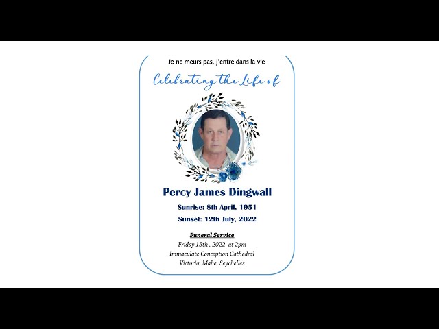 Celebrating the life of Percy, James Dingwall