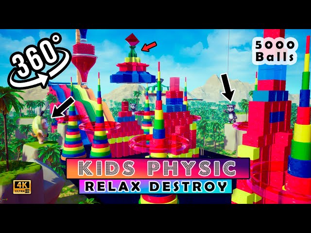 360VR Relax Destroy - Robot Zvezdatron | RED 031 #bananacat  #tomtalking  #learncolors