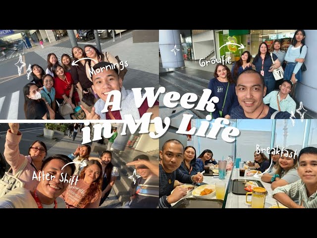 My Weeks Recap| A week of being a Call Center Agent| My Work-Fam 🧡|Short Clips and Vlogs| Worklife