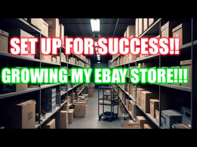 Growing My EBay Store!! Cleanup underway!!