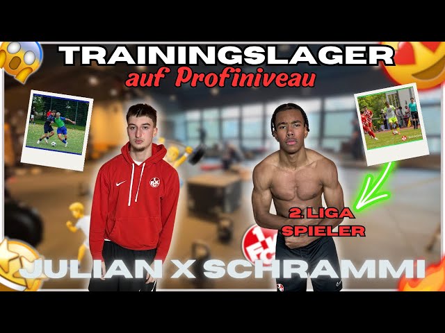 TRAININGSLAGER MIT BUNDESLIGA SPIELER! 😱⚽️ Eisbad, Gym, Bergläufe & mehr! | Julian Pelger