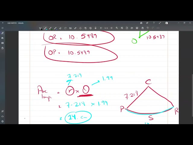 Important Past Paper Question - Circular Measure O level / IGCSE ADD Maths !!!